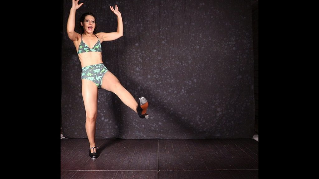 tap dancing in dinosaur undies